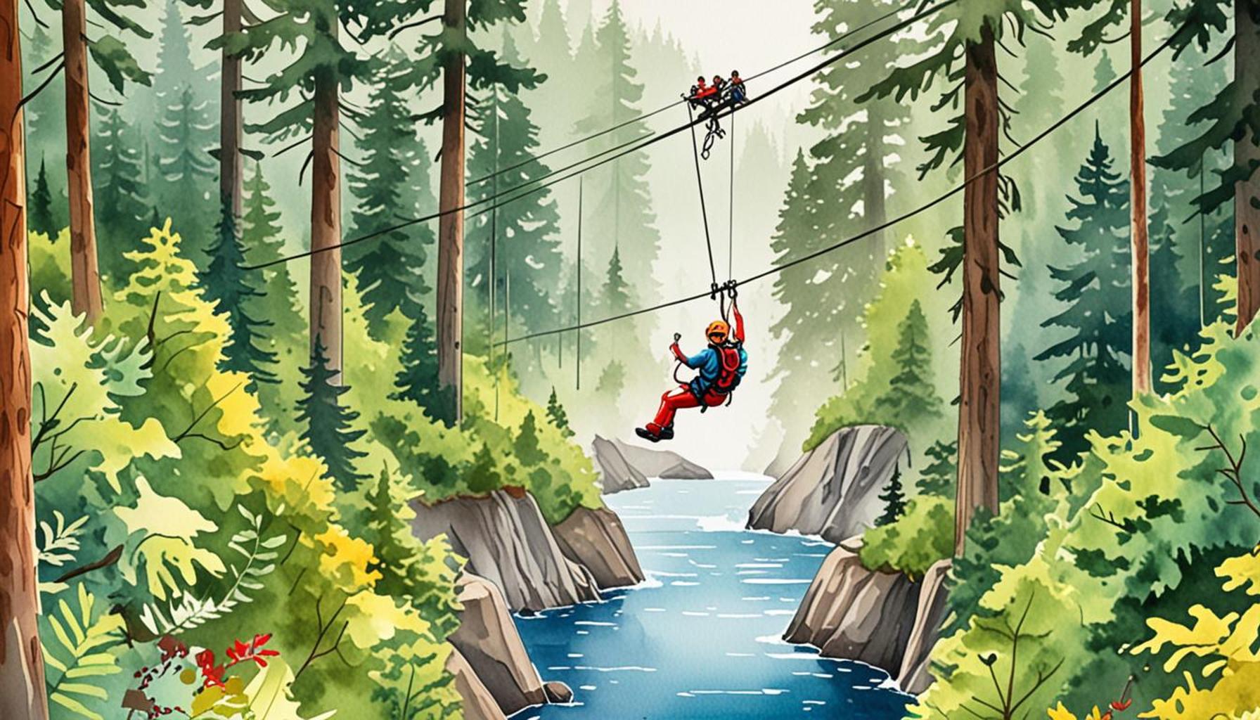 Adventures on Ziplines in the Northwest Pacific Forests: Itineraries for Thrill Seekers