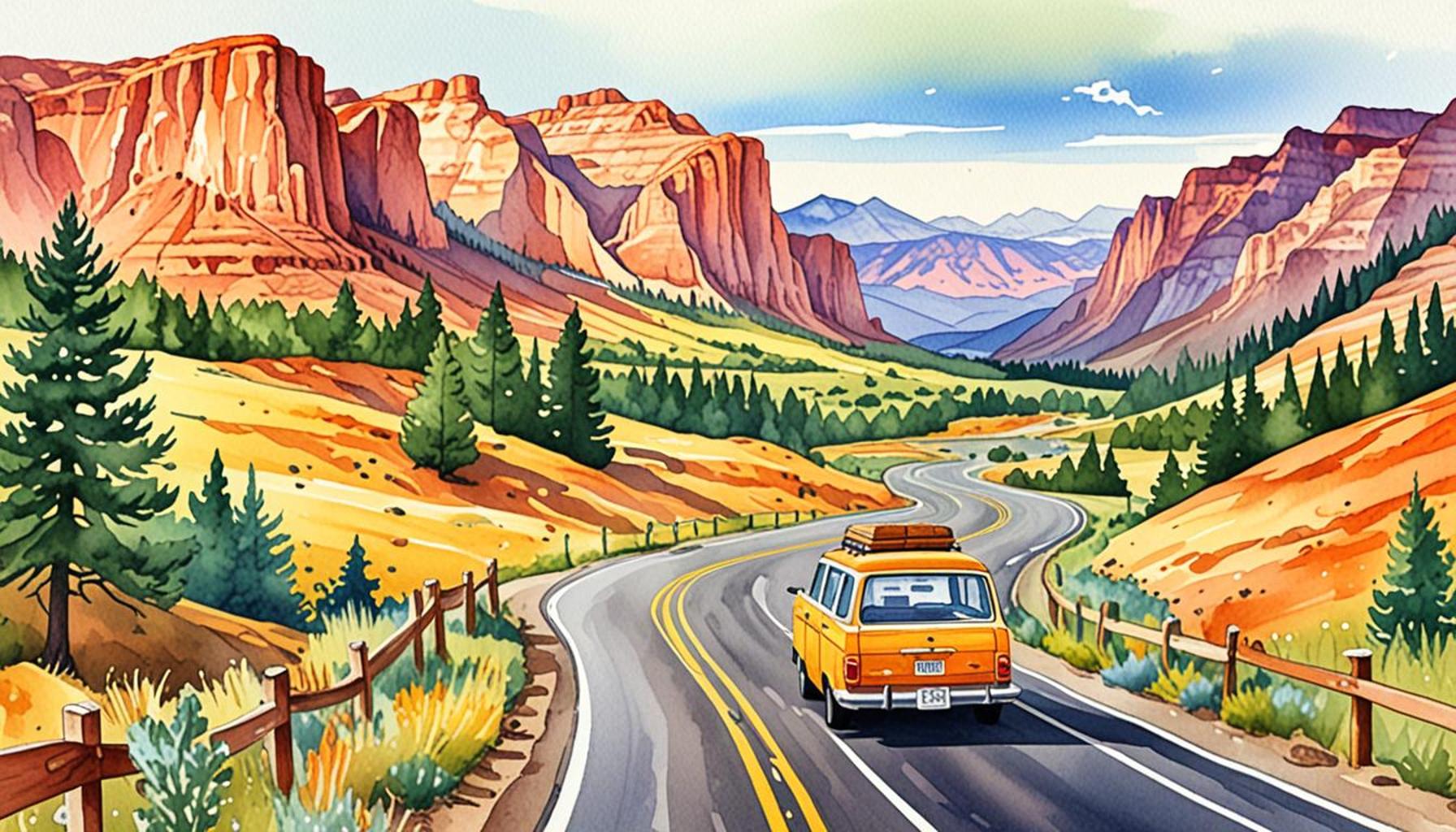 Itineraries for Adventure Travel on American Scenic Highways
