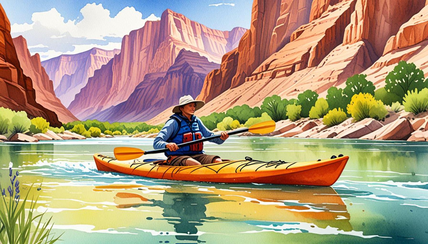 Kayak Expeditions on the Colorado River: Itineraries for Water Adventurers