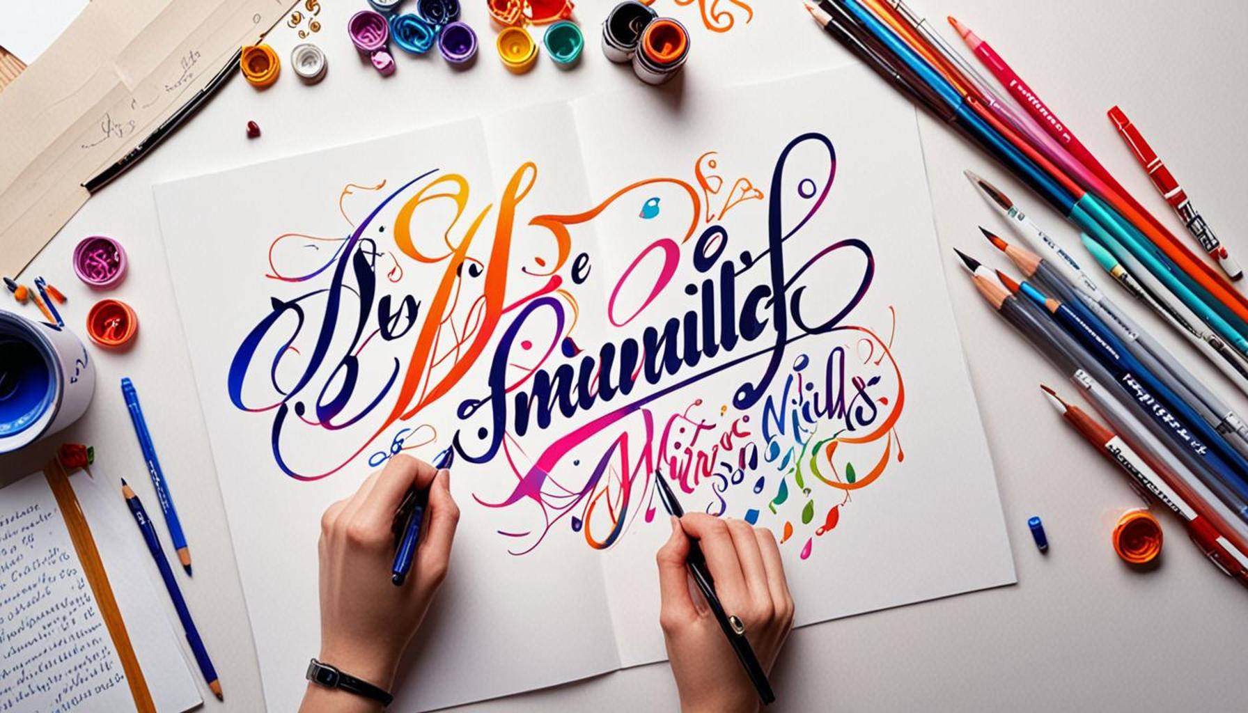 Drawing Words: The Intersection of Calligraphy and Creative Writing in Artistic Hobbies