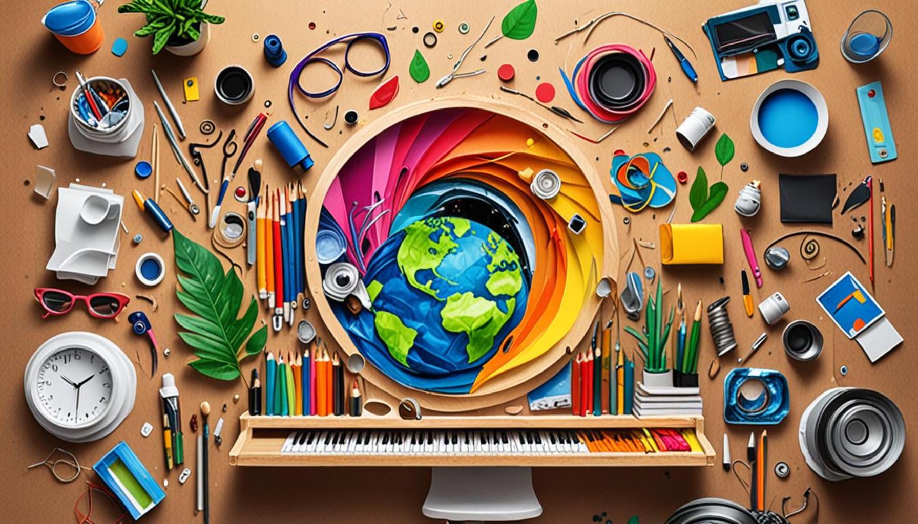 Visual Arts and Sustainability: Creative Projects Using Recycled Materials